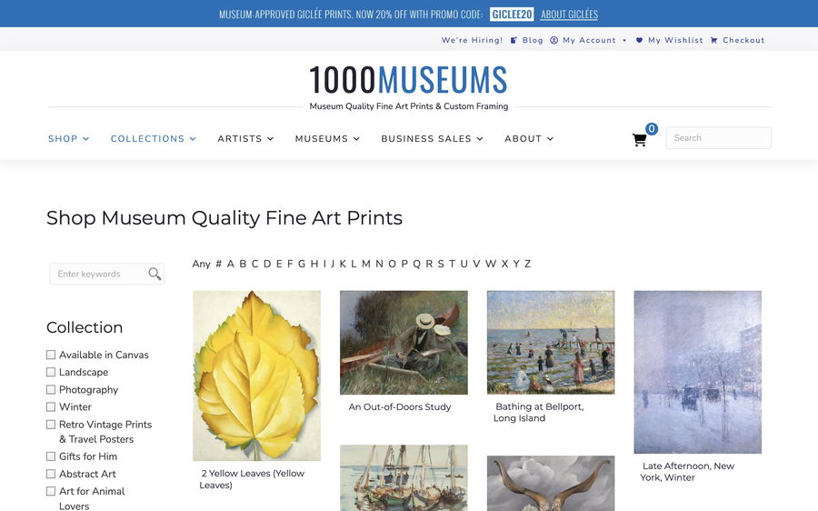 1000Museums on Shomp