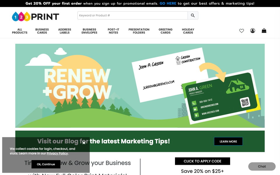 123Print website