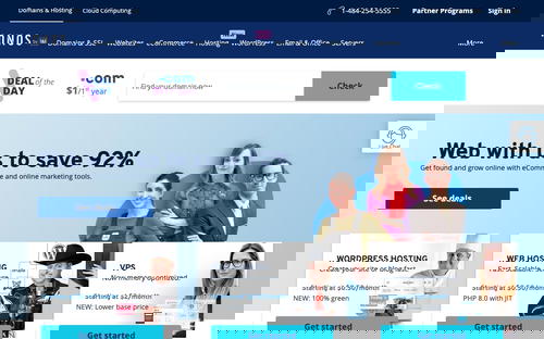1&1 IONOS Cloud website screenshot