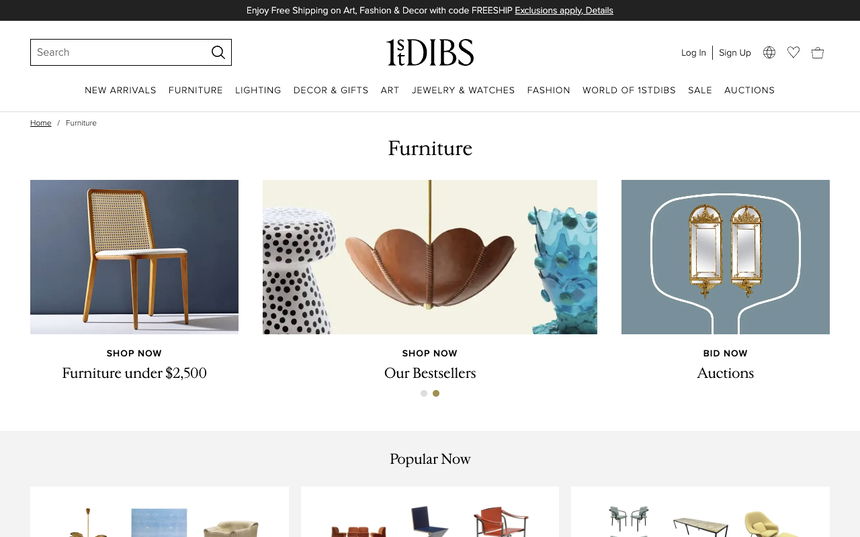 1stdibs on Shomp