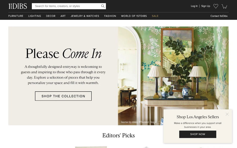 1stdibs website