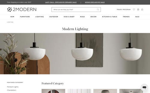 2Modern website screenshot