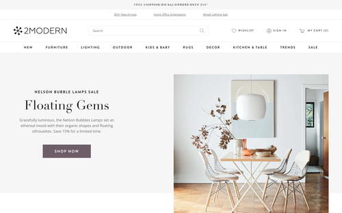 2Modern website