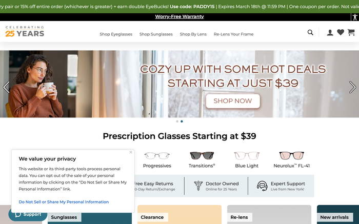 39DollarGlasses screenshot