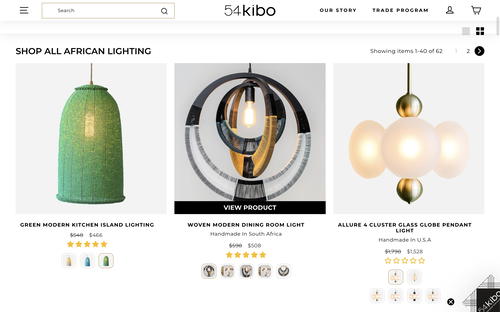 54kibo website screenshot