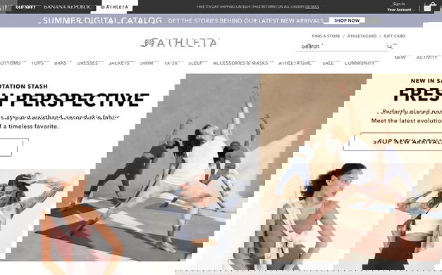 Athleta on Shomp