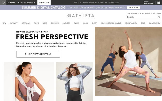 Athleta on Shomp