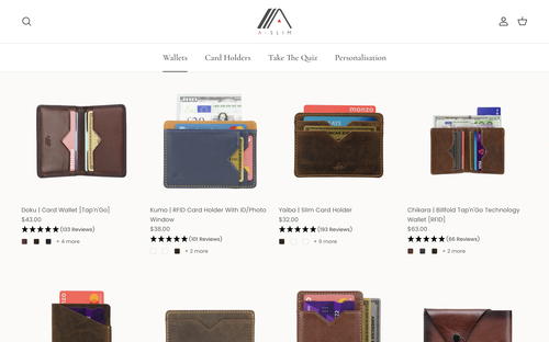 A-SLIM website screenshot