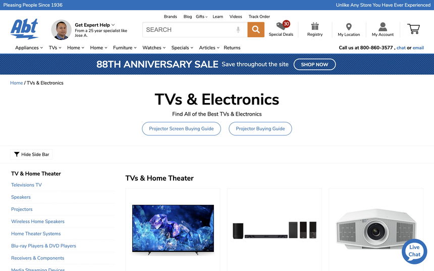 Abt Electronics on Shomp