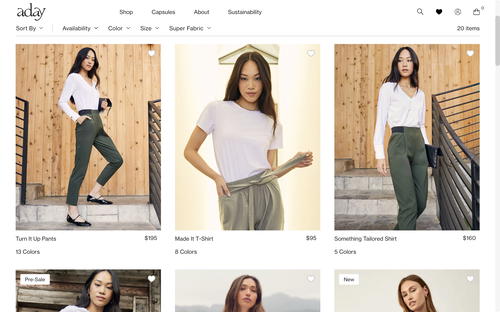 ADAY website screenshot