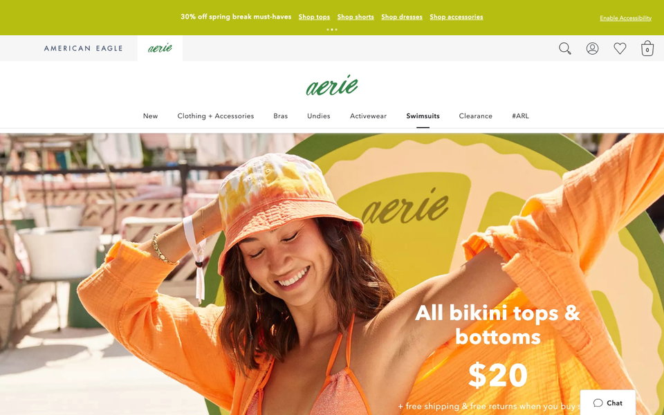 Aerie website