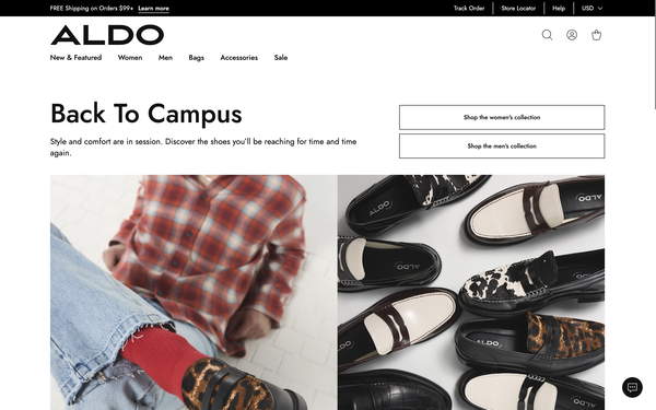 ALDO Shoes screenshot