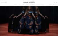 Alexander McQueen website screenshot