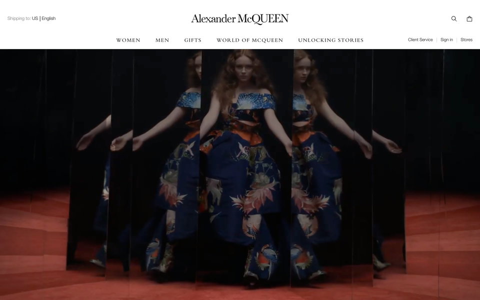 Alexander McQueen website