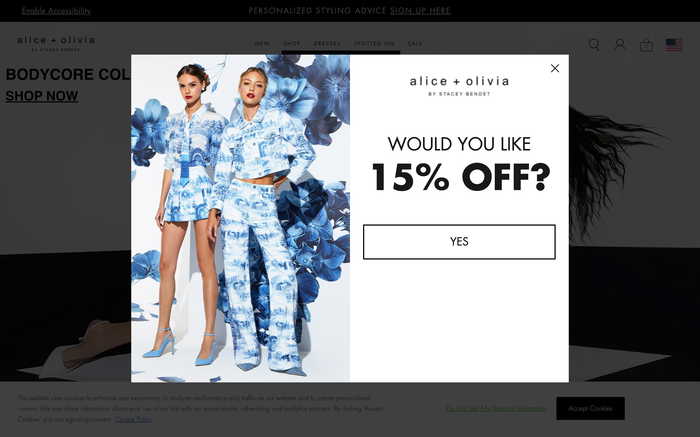 Alice + Olivia screenshot