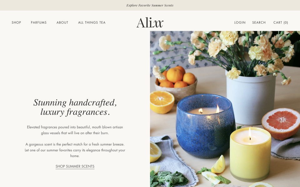 Alixx website