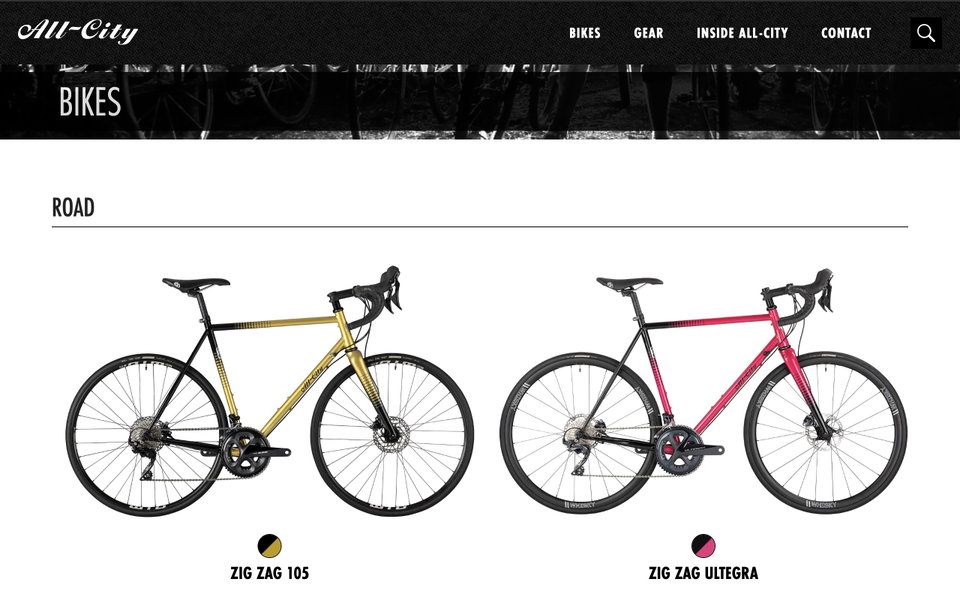 All-City Cycles website