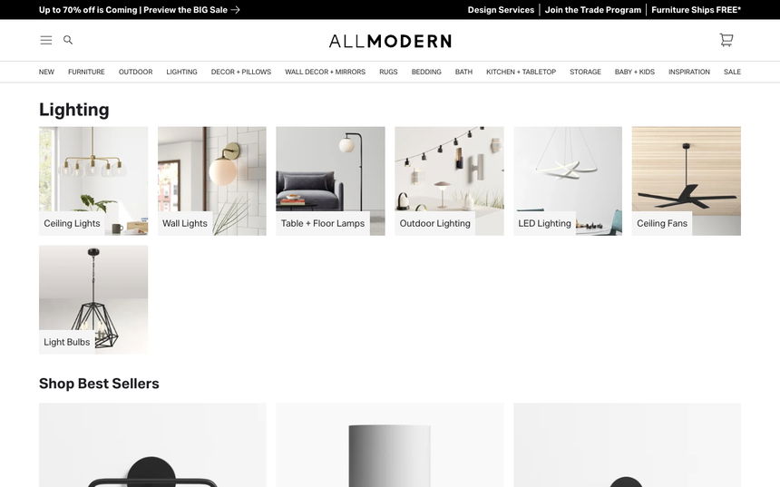 AllModern on Shomp