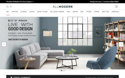 AllModern website