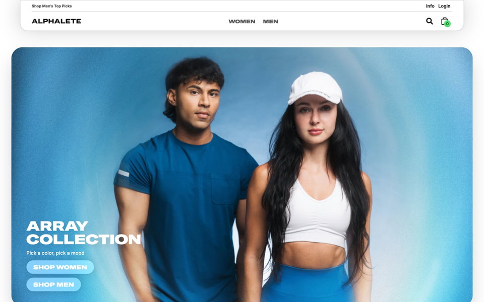 Alphalete website