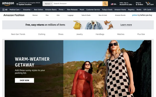Amazon Fashion on Shomp