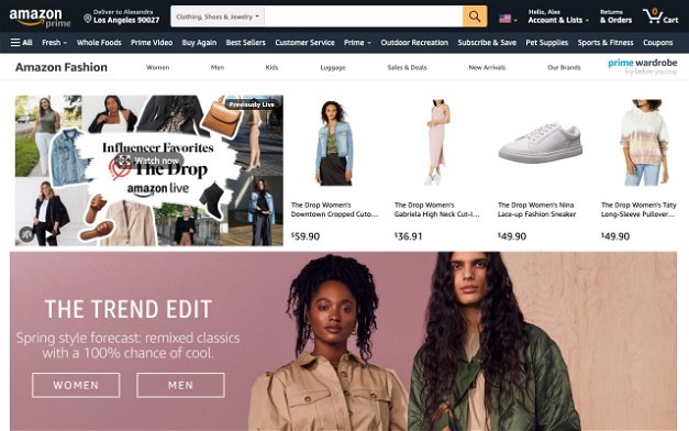 Amazon Fashion on Shomp