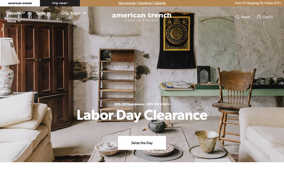 American Trench website