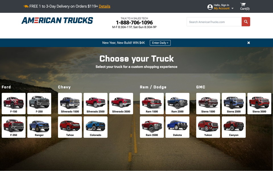 AmericanTrucks website