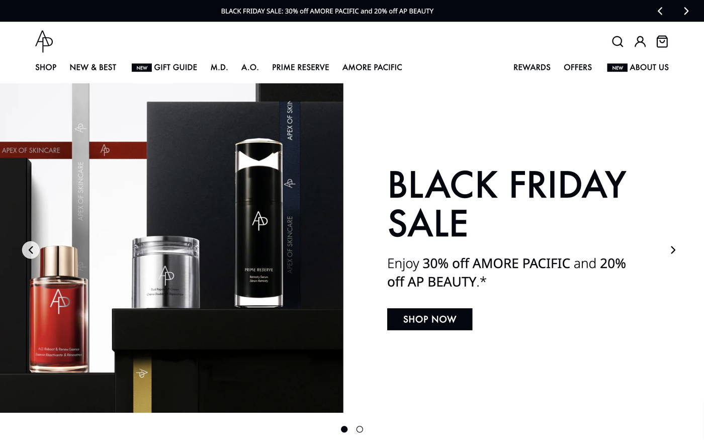 Amorepacific screenshot