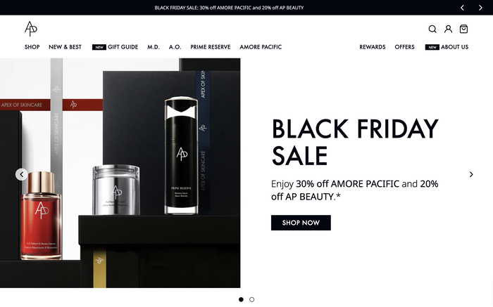 Amorepacific screenshot