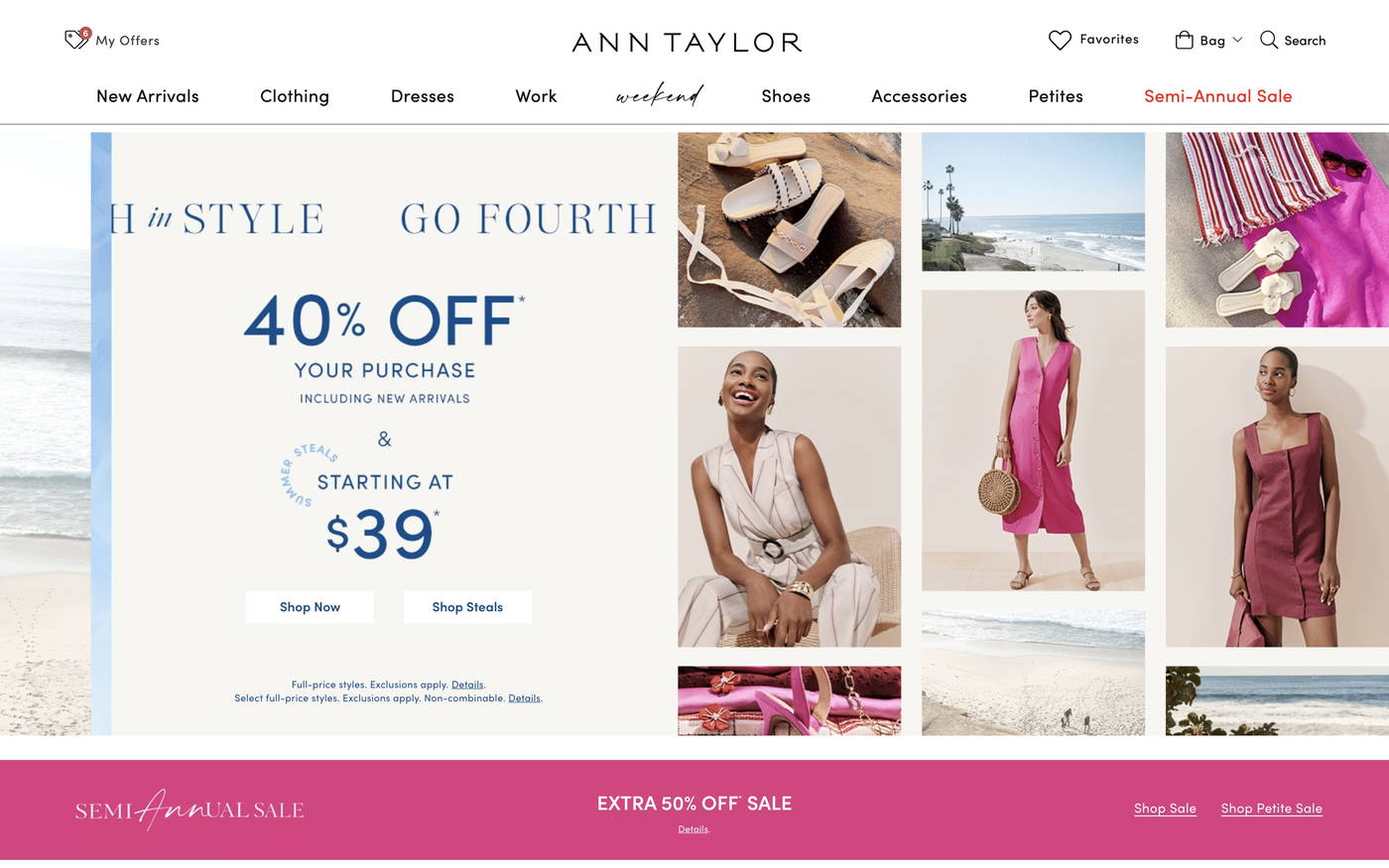 Ann Taylor screenshot