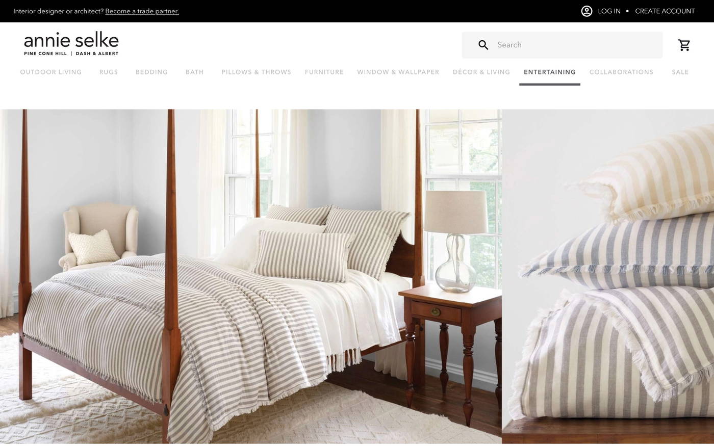 Annie Selke screenshot