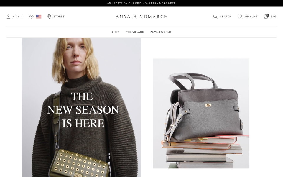 Anya Hindmarch website