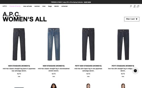 APC website screenshot