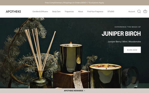 Apotheke website screenshot