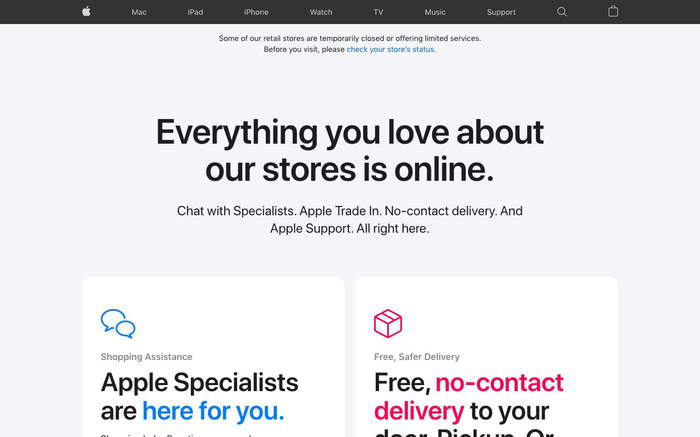 Apple Store screenshot