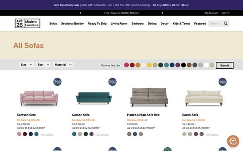 Apt2B website screenshot
