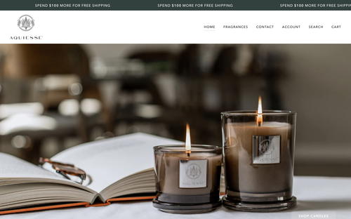 AQUIESSE website screenshot