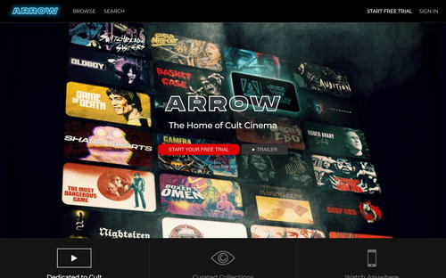 ARROW website screenshot