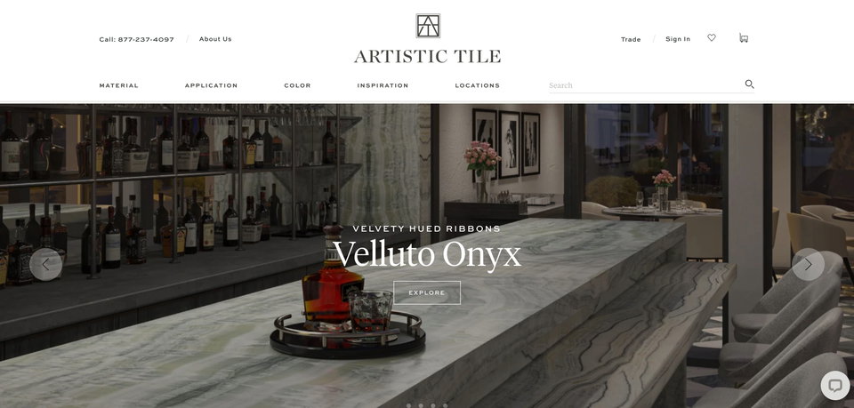 Artistic Tile website