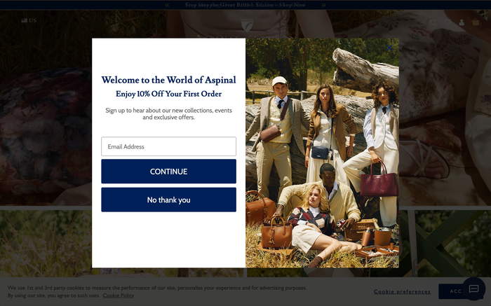 Aspinal of London screenshot