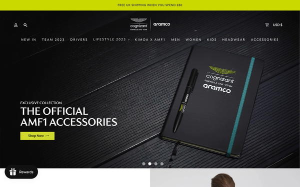 Aston Martin F1 Store