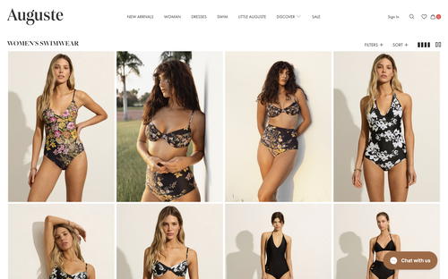 Auguste The Label website screenshot