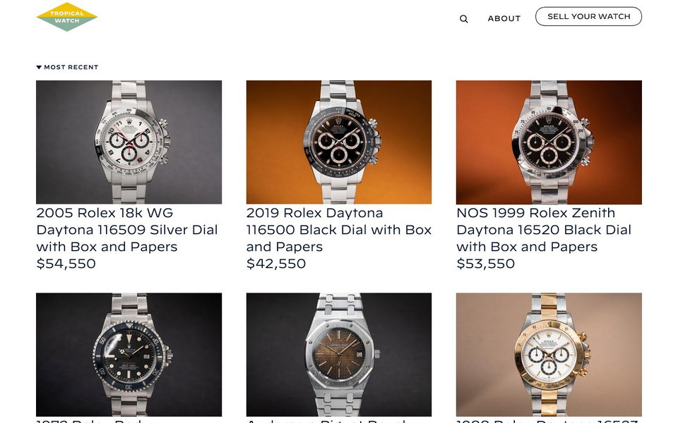 Tropical Watch website