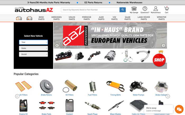 autohausaz.com screenshot