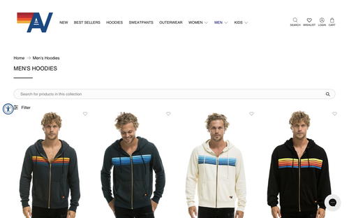 Aviator Nation website screenshot
