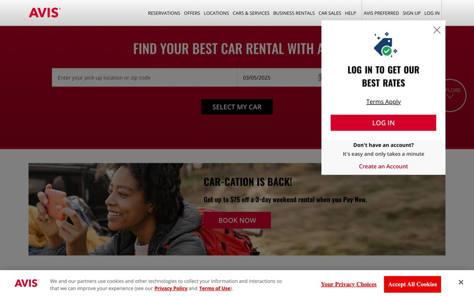 Avis website