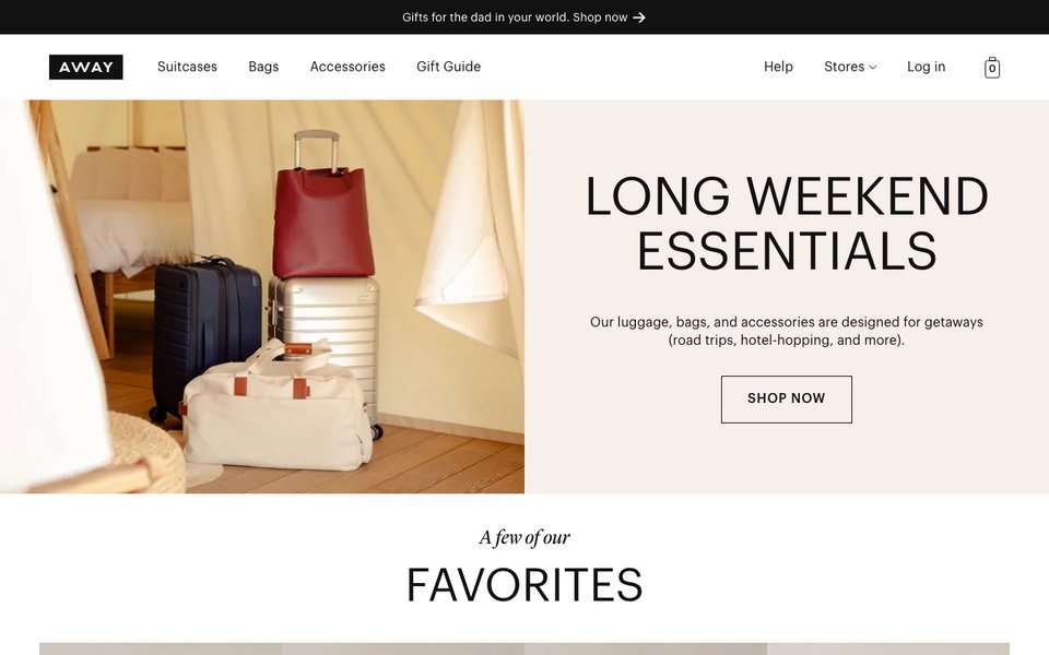 Away website