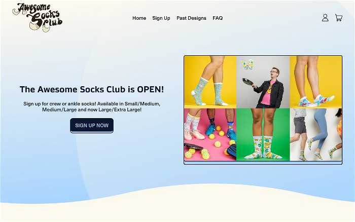 Awesome Socks Club screenshot