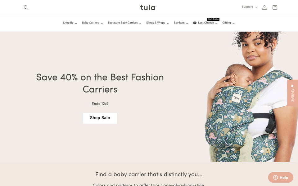 Baby Tula website